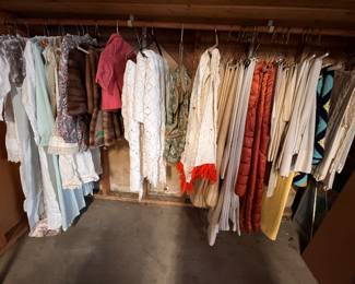 VINTAGE LINENS AND CLOTHING
