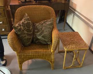 $75 wicker set