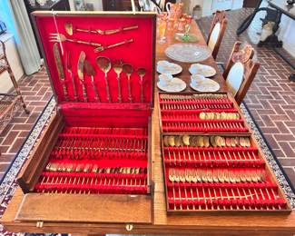 Vintage Thailand Bamboo Service for 12 (144 Pieces)