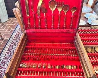Vintage Thailand Bamboo Service for 12 (144 Pieces)
