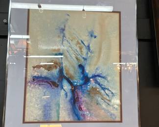 Watercolor Print Framed Art 