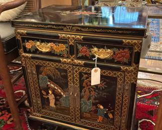 Chinese Cabinet w/2-Drawers 