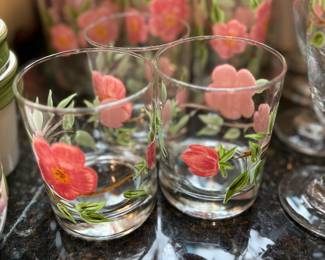 Franciscan Desert Rose Glasses