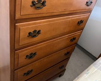Tall Oak Dresser