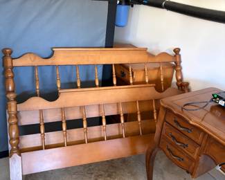 Full size Bed with slats and mattress