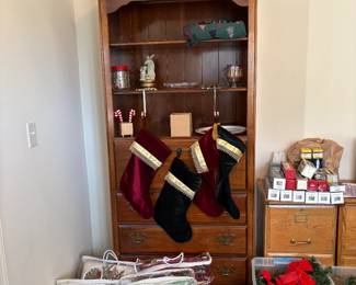 Book Shelves Christmas pillows