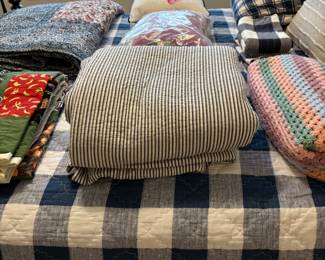 Loads quilts many handmade