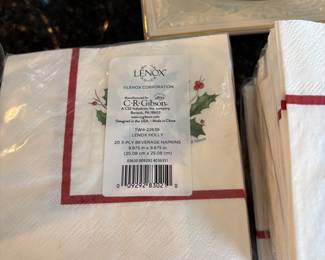 Lenox napkins