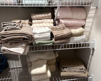 Loads of Clean towels and linens