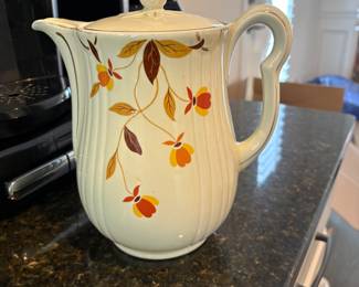 Halls Autumn leaf Coffee Pot
