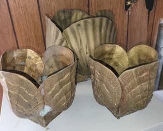Brass planters