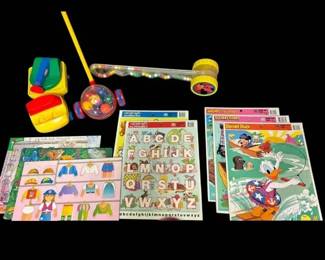 Vintage Looney Tunes Pack Puzzle PushAlong Toys  More