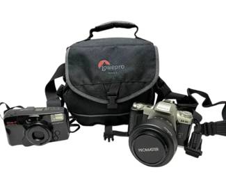 Infinity Zoom210 And Pentax ZX50 Film Cameras