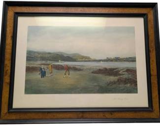 The Putting Green Framed Print By Douglas Adams 26 x 34 