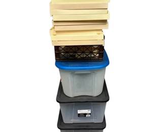 Stackable Shoe Rack, Storage Totes