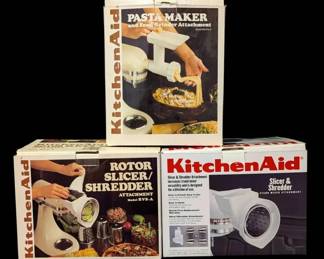 Kitchen Aid Attachments Pasta Maker, Slicers And Shredders