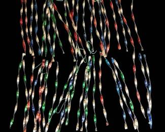 Vintage Colorful Christmas Icicle Spinners