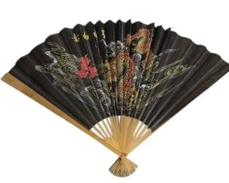 Xl Vintage Dragon Wall Art Fan