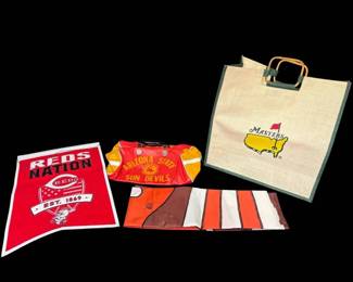 Vintage Arizona State Gym Bag, Masters Tote, More Sports Memorabilia