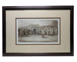 28.5 X 40.5 St. Andrews 1895 Open Golf Championship Framed Print