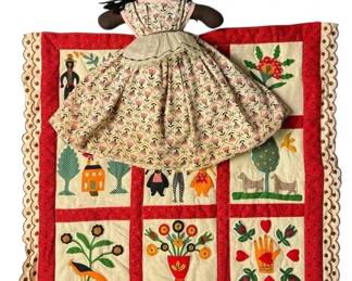 Reversible Cloth Doll Bedspread