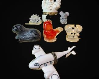 Swarovski Crystal Animals, Lenox Trinket Box More