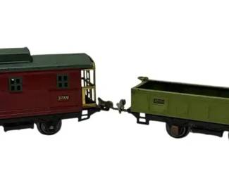 Lionel No. 902 Gondola 807 Caboose Cars