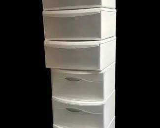 9 Plastic Storage Drawers
