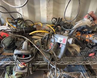 4058 Collection of Corded Power Tools