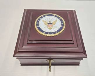 1910 U.S. Navy Medallion Desktop Box