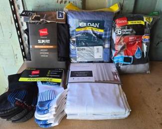3008 Threshold Curtians, Hanes Socks, Gildan Boxers More