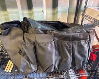 3546 Organized Storage Tote and U.S. Divers Snorkeling Fins