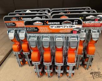 2534 7 NEW Keeper CamBuckle Tie Downs