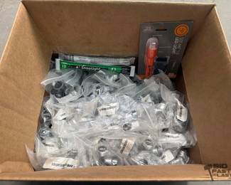 2648 NEW Pipe Fittings, Light Sticks, LED Flashlight