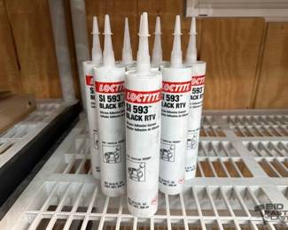 2640 8 NEW Tubes Loctite SI 593 Black RTV
