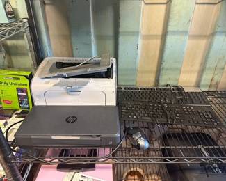 3530 2 HP Printers, 2 Keyboards, and Wireless Mouse