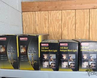 2600 3 NEW 500W Halogen Work Lights