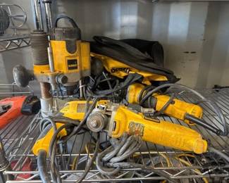 4054 Collections of Dewalt Corded Tools And Bag