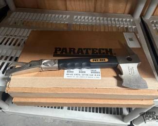 2609 2 NEW ParaTech Pry Axe With Metal Cutting Claw
