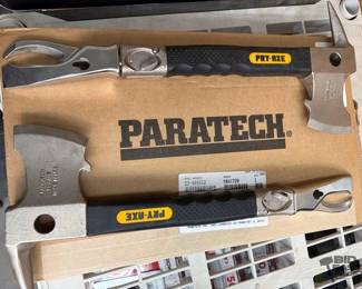 2632 3 NEW ParaTech Pry Axe With Metal Cutting Claw