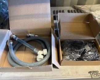 4606 2 Water Lines And 1 Box of Bed Sheet Straps