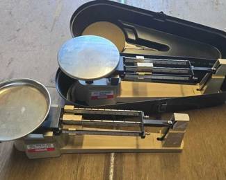 3062 2 Ohaus Triple Beam Balance Scales