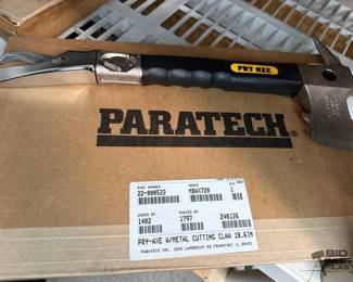 2626 2 NEW ParaTech Pry Axe With Metal Cutting Claw
