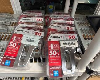 2638 10 NEW Arrow T50 Staple Guns