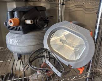 4056 HDX Air Compressor And Work Lamp