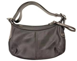 Black Coach Hobo Shoulder Bag w COA
