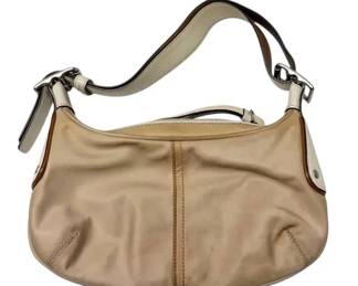 White Coach Soho Hobo Shoulder Bag w COA