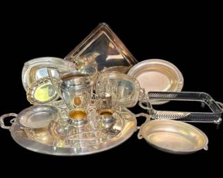 Silver Plated Serving Ware And More