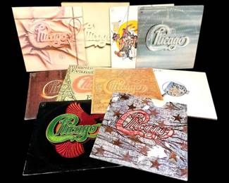 Collection Of Chicago Vinyl Records