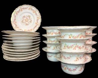 Haviland Limoges Ramekin Dishes Underplates